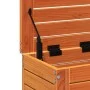 Gartenhocker aus Kiefernholz, braun gewachst, 62x31,5x52 cm. von , Modulare Sofas für den Außenbereich - Ref: Foro24-844890, ...