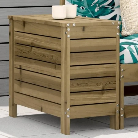 Gartenhocker aus imprägniertem Kiefernholz 62x31,5x52 cm von , Modulare Sofas für den Außenbereich - Ref: Foro24-844892, Prei...