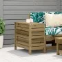 Gartenhocker aus imprägniertem Kiefernholz 62x31,5x52 cm von , Modulare Sofas für den Außenbereich - Ref: Foro24-844892, Prei...