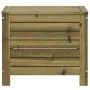 Gartenhocker aus imprägniertem Kiefernholz 62x31,5x52 cm von , Modulare Sofas für den Außenbereich - Ref: Foro24-844892, Prei...