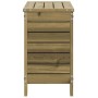 Gartenhocker aus imprägniertem Kiefernholz 62x31,5x52 cm von , Modulare Sofas für den Außenbereich - Ref: Foro24-844892, Prei...