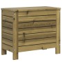 Gartenhocker aus imprägniertem Kiefernholz 62x31,5x52 cm von , Modulare Sofas für den Außenbereich - Ref: Foro24-844892, Prei...