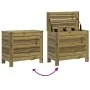 Gartenhocker aus imprägniertem Kiefernholz 62x31,5x52 cm von , Modulare Sofas für den Außenbereich - Ref: Foro24-844892, Prei...