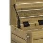 Gartenhocker aus imprägniertem Kiefernholz 62x31,5x52 cm von , Modulare Sofas für den Außenbereich - Ref: Foro24-844892, Prei...