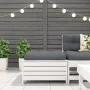 Gartenhocker aus massivem weißem Kiefernholz 62x63,5x32 cm von , Outdoor-Sofas - Ref: Foro24-844899, Preis: 84,02 €, Rabatt: %