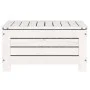 Taburete de jardín madera maciza de pino blanco 62x63,5x32 cm de , Sofás de exterior - Ref: Foro24-844899, Precio: 84,01 €, D...