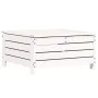 Garden stool solid white pine wood 62x63.5x32 cm by , Outdoor sofas - Ref: Foro24-844899, Price: 85,10 €, Discount: %