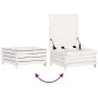 Taburete de jardín madera maciza de pino blanco 62x63,5x32 cm de , Sofás de exterior - Ref: Foro24-844899, Precio: 84,01 €, D...