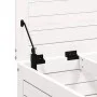 Garden stool solid white pine wood 62x63.5x32 cm by , Outdoor sofas - Ref: Foro24-844899, Price: 85,10 €, Discount: %