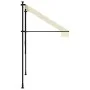 Cream fabric and steel retractable awning 200x150 cm by , Awnings - Ref: Foro24-368745, Price: 78,89 €, Discount: %