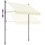 Cream fabric and steel retractable awning 200x150 cm by , Awnings - Ref: Foro24-368745, Price: 78,89 €, Discount: %