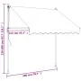 Cream fabric and steel retractable awning 200x150 cm by , Awnings - Ref: Foro24-368745, Price: 78,89 €, Discount: %