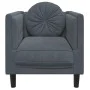 Sessel mit dunkelgrauem Samtkissen von , Sofas - Ref: Foro24-372623, Preis: 129,87 €, Rabatt: %