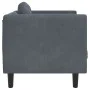 Sessel mit dunkelgrauem Samtkissen von , Sofas - Ref: Foro24-372623, Preis: 129,87 €, Rabatt: %