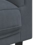 Armchair with dark gray velvet cushion by , Sofas - Ref: Foro24-372623, Price: 130,85 €, Discount: %