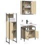 3-teiliges Badmöbelset aus Sonoma-Eichensperrholz von , Badezimmermöbel - Ref: Foro24-3214756, Preis: 194,10 €, Rabatt: %