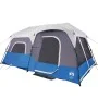 Tienda familiar con LED 9 personas apertura rápida verde claro by , tents - Ref: Foro24-94311, Price: 272,94 €, Discount: %