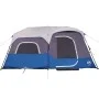 Tienda familiar con LED 9 personas apertura rápida verde claro by , tents - Ref: Foro24-94311, Price: 272,94 €, Discount: %