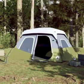Family tent with LED 6 people quick opening light green by , tents - Ref: Foro24-94307, Price: 181,78 €, Discount: %