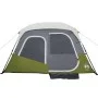 Family tent with LED 6 people quick opening light green by , tents - Ref: Foro24-94307, Price: 181,68 €, Discount: %