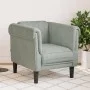 Hellgrauer Samtsessel von , Sofas - Ref: Foro24-372565, Preis: 132,87 €, Rabatt: %
