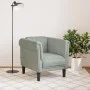 Hellgrauer Samtsessel von , Sofas - Ref: Foro24-372565, Preis: 132,87 €, Rabatt: %