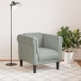 Light gray velvet armchair by , Sofas - Ref: Foro24-372565, Price: 134,79 €, Discount: %