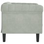 Light gray velvet armchair by , Sofas - Ref: Foro24-372565, Price: 134,79 €, Discount: %