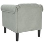 Light gray velvet armchair by , Sofas - Ref: Foro24-372565, Price: 134,79 €, Discount: %