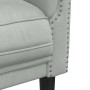 Light gray velvet armchair by , Sofas - Ref: Foro24-372565, Price: 134,79 €, Discount: %