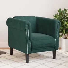 Dunkelgrüner Samtsessel von , Sofas - Ref: Foro24-372567, Preis: 174,88 €, Rabatt: %