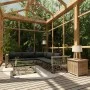 6-piece garden furniture set with gray synthetic rattan cushions by vidaXL, Garden sets - Ref: Foro24-46809, Price: 599,05 €,...