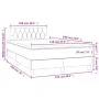 Box spring bed with mattress and LED black velvet 120x190 cm by , Beds and slatted bases - Ref: Foro24-3270173, Price: 417,22...