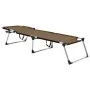 Tumbona senior extra alta plegable aluminio marrón de vidaXL, Tumbonas - Ref: Foro24-47916, Precio: 175,00 €, Descuento: %