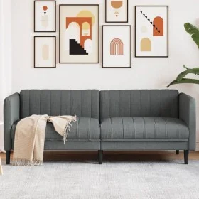 3 seater sofa dark gray fabric by , Sofas - Ref: Foro24-372614, Price: 250,22 €, Discount: %