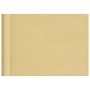 Balcony screen 100% polyester Oxford sand color 75x600 cm by , Umbrellas - Ref: Foro24-4000024, Price: 26,05 €, Discount: %