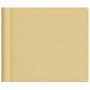 Balcony screen 100% polyester Oxford sand color 90x500 cm by , Umbrellas - Ref: Foro24-4000030, Price: 24,18 €, Discount: %