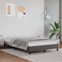 Estructura de cama cuero sintético gris 120x190 cm de , Camas y somieres - Ref: Foro24-379500, Precio: 99,26 €, Descuento: %