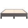 Estructura de cama cuero sintético gris 120x190 cm de , Camas y somieres - Ref: Foro24-379500, Precio: 99,26 €, Descuento: %