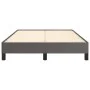 Gray synthetic leather bed frame 120x190 cm by , Beds and slatted bases - Ref: Foro24-379500, Price: 97,63 €, Discount: %