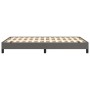 Estructura de cama cuero sintético gris 120x190 cm de , Camas y somieres - Ref: Foro24-379500, Precio: 99,26 €, Descuento: %