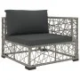 6-piece garden furniture set with gray synthetic rattan cushions by vidaXL, Garden sets - Ref: Foro24-46809, Price: 599,05 €,...