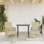 Gartensessel mit Kissen 2 Einheiten beiges synthetisches Rattan von , Gartenstühle - Ref: Foro24-368112, Preis: 123,65 €, Rab...