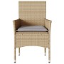 Gartensessel mit Kissen 2 Einheiten beiges synthetisches Rattan von , Gartenstühle - Ref: Foro24-368112, Preis: 116,79 €, Rab...