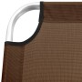 Braune, extrahohe, klappbare Seniorenliege aus Aluminium von vidaXL, Liegen - Ref: Foro24-47916, Preis: 178,14 €, Rabatt: %