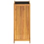 Jardinera con forro madera maciza de acacia 42x42x100 cm de , Maceteros y jardineras - Ref: Foro24-366438, Precio: 111,59 €, ...