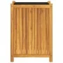 Planter with solid acacia wood lining 54x31x75 cm by , Pots and planters - Ref: Foro24-366433, Price: 85,27 €, Discount: %