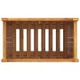 Planter with solid acacia wood lining 54x31x75 cm by , Pots and planters - Ref: Foro24-366433, Price: 85,27 €, Discount: %