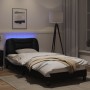 Bettgestell mit LED Kunstleder schwarz weiß 90x200 cm von , Betten und Lattenroste - Ref: Foro24-3213911, Preis: 173,51 €, Ra...