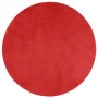 Red OVIEDO short pile rug Ø 120 cm by , Rugs - Ref: Foro24-375633, Price: 54,62 €, Discount: %